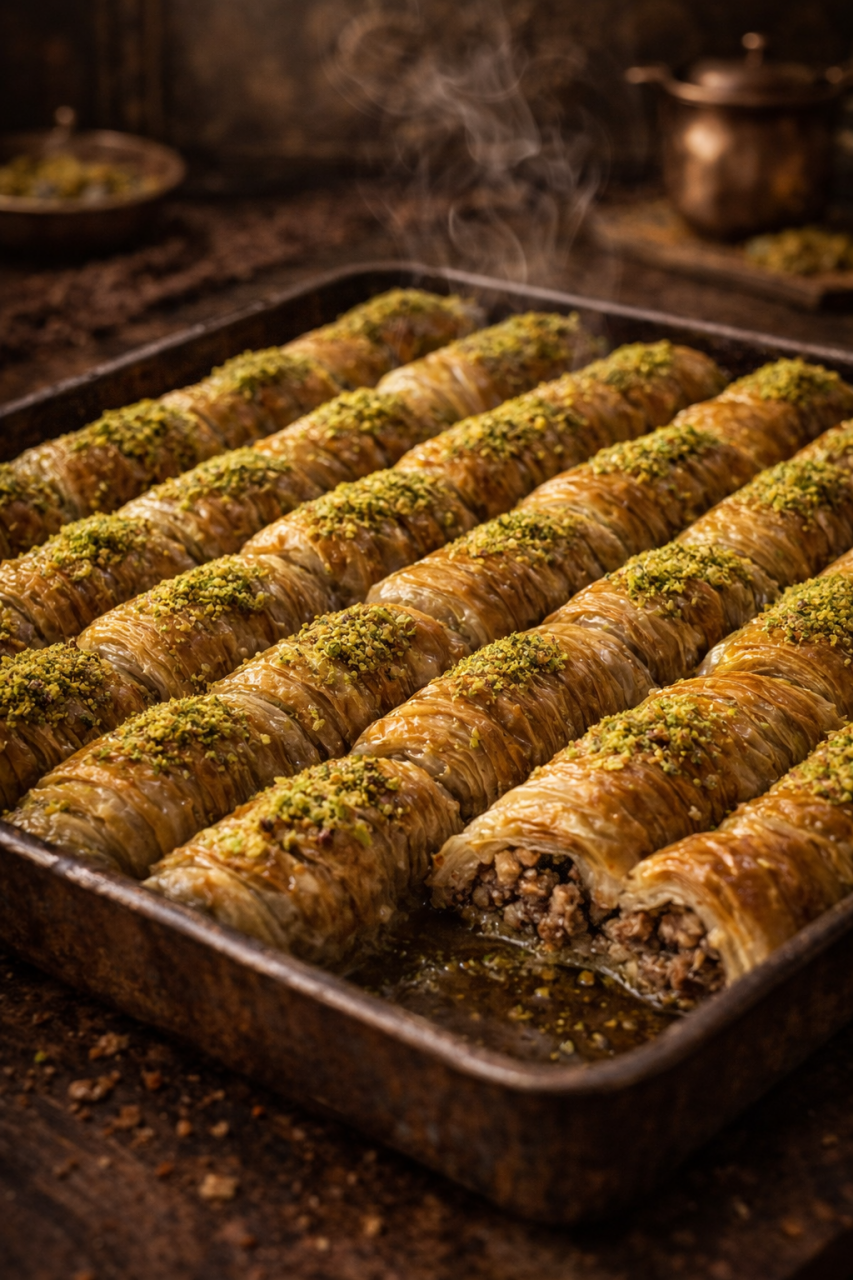 Burma Tatlısı Tarifi - Sarmalık Burmalık Yufka