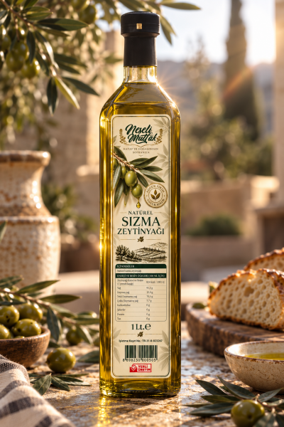 Naturel Sızma Zeytinyağı Hatay 1 Lt