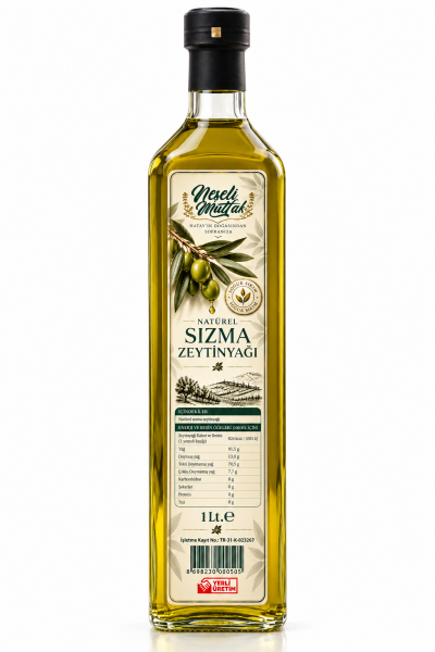 Naturel Sızma Zeytinyağı Hatay 1 Lt