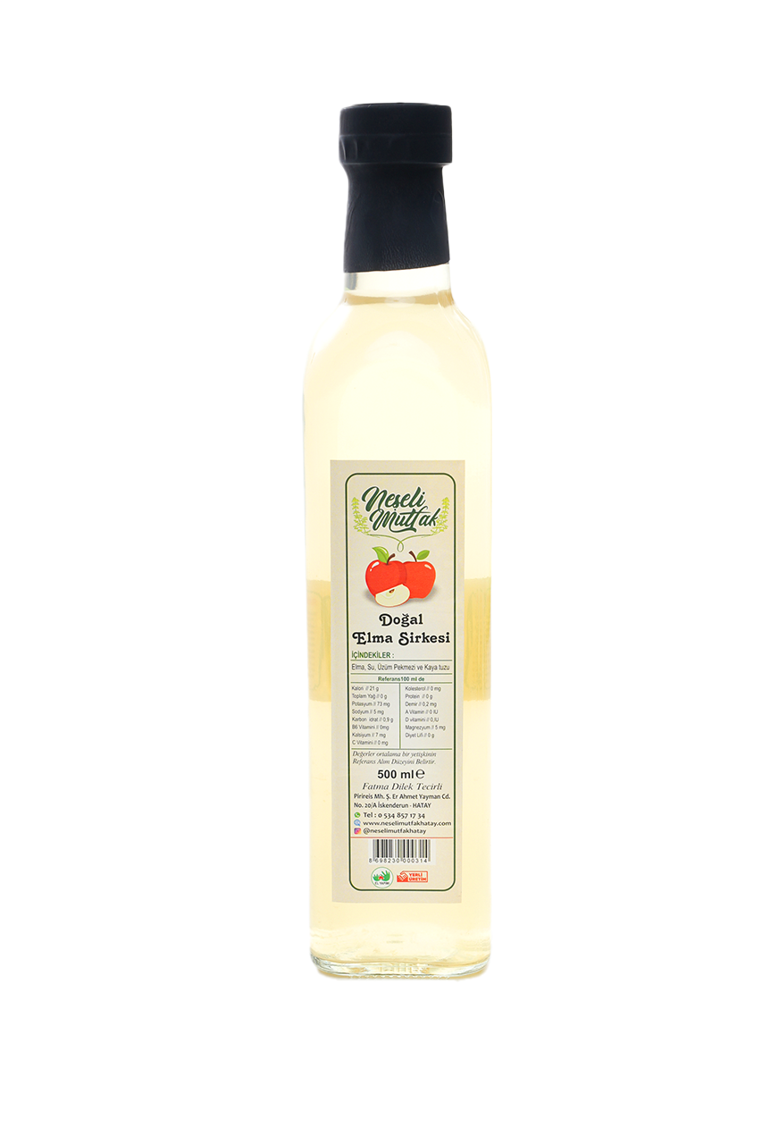 Elma Sirkesi 500 ml Doğal El Yapımı