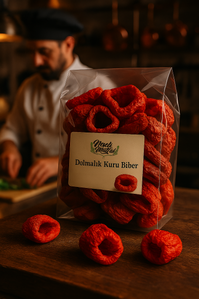 Kuru Dolmalık Biber ( Tatlı ) 50 Adet