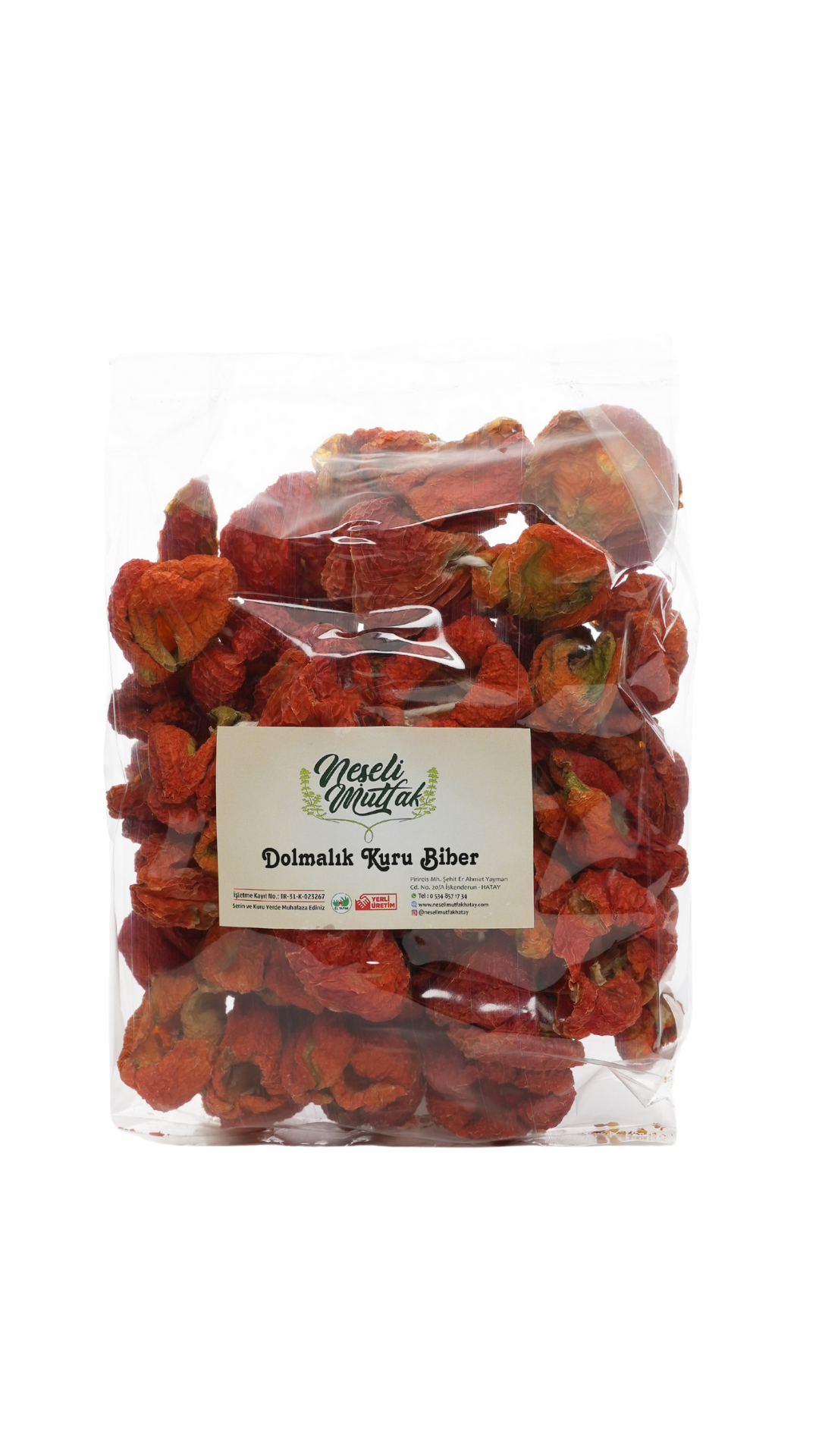 Kuru Dolmalık Biber ( Tatlı ) 50 Adet