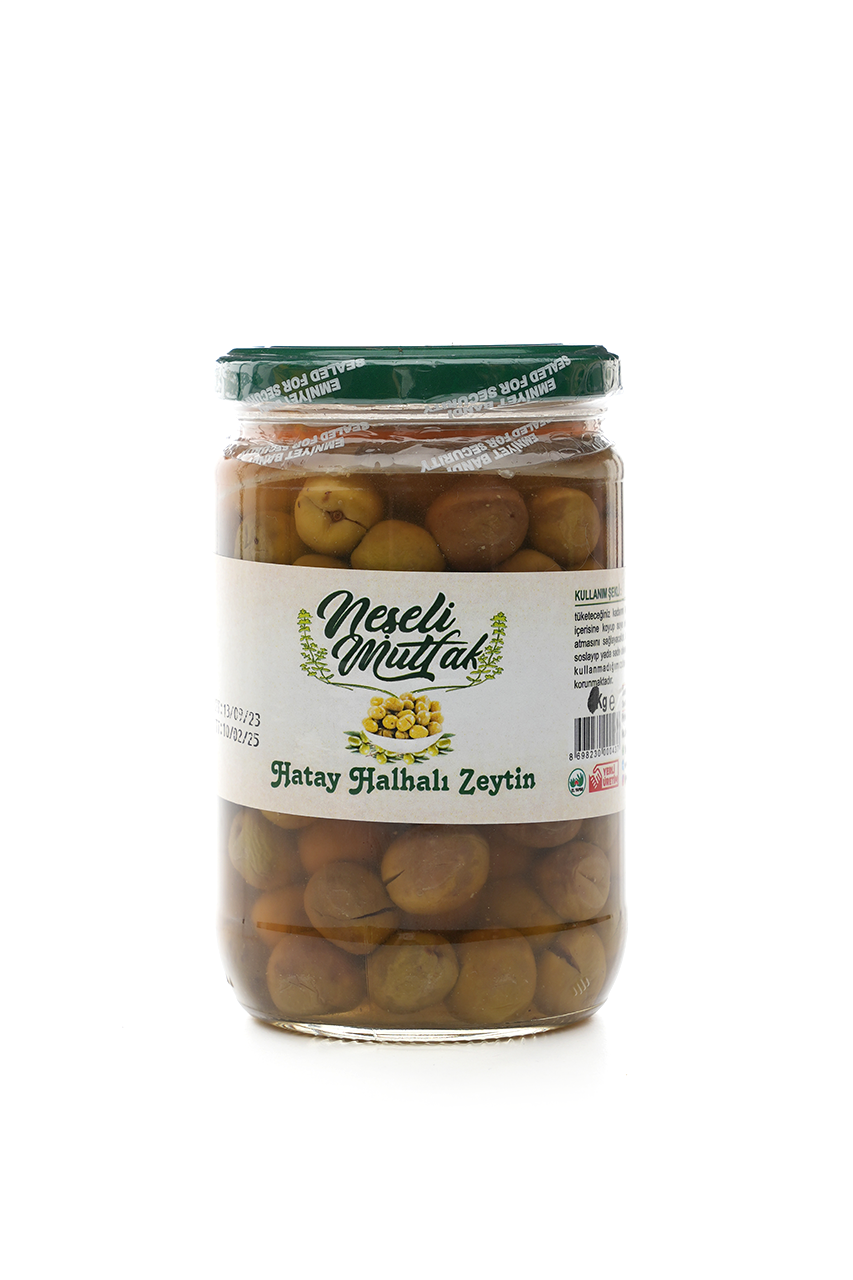 Yeşil Zeytin Halhali 700 Gr