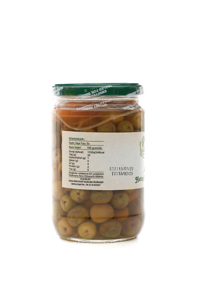 Yeşil Zeytin Halhali 700 Gr