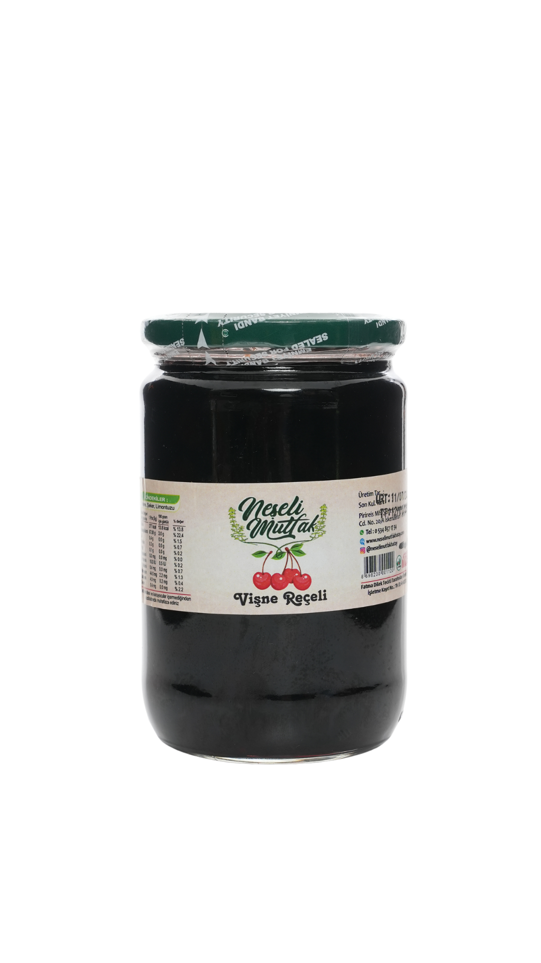 Vişne Reçeli 800 Gr