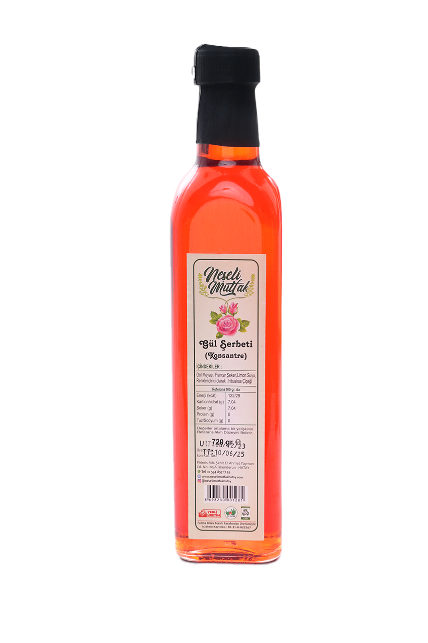 Gül Şerbeti Konsantre 720 gr