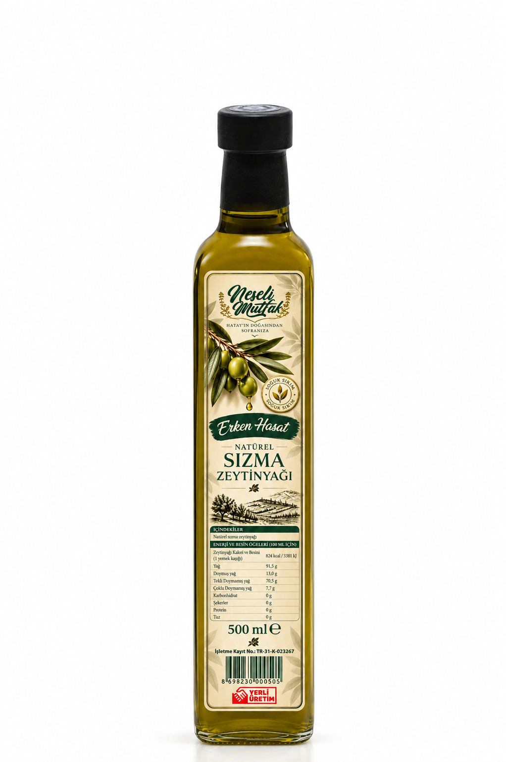 Erken Hasat Zeytinyağı 500 ml