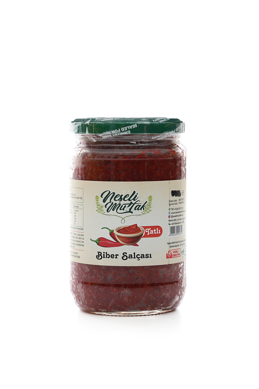 Yeni Sezon Biber Salçası Tatlı 695 Gr