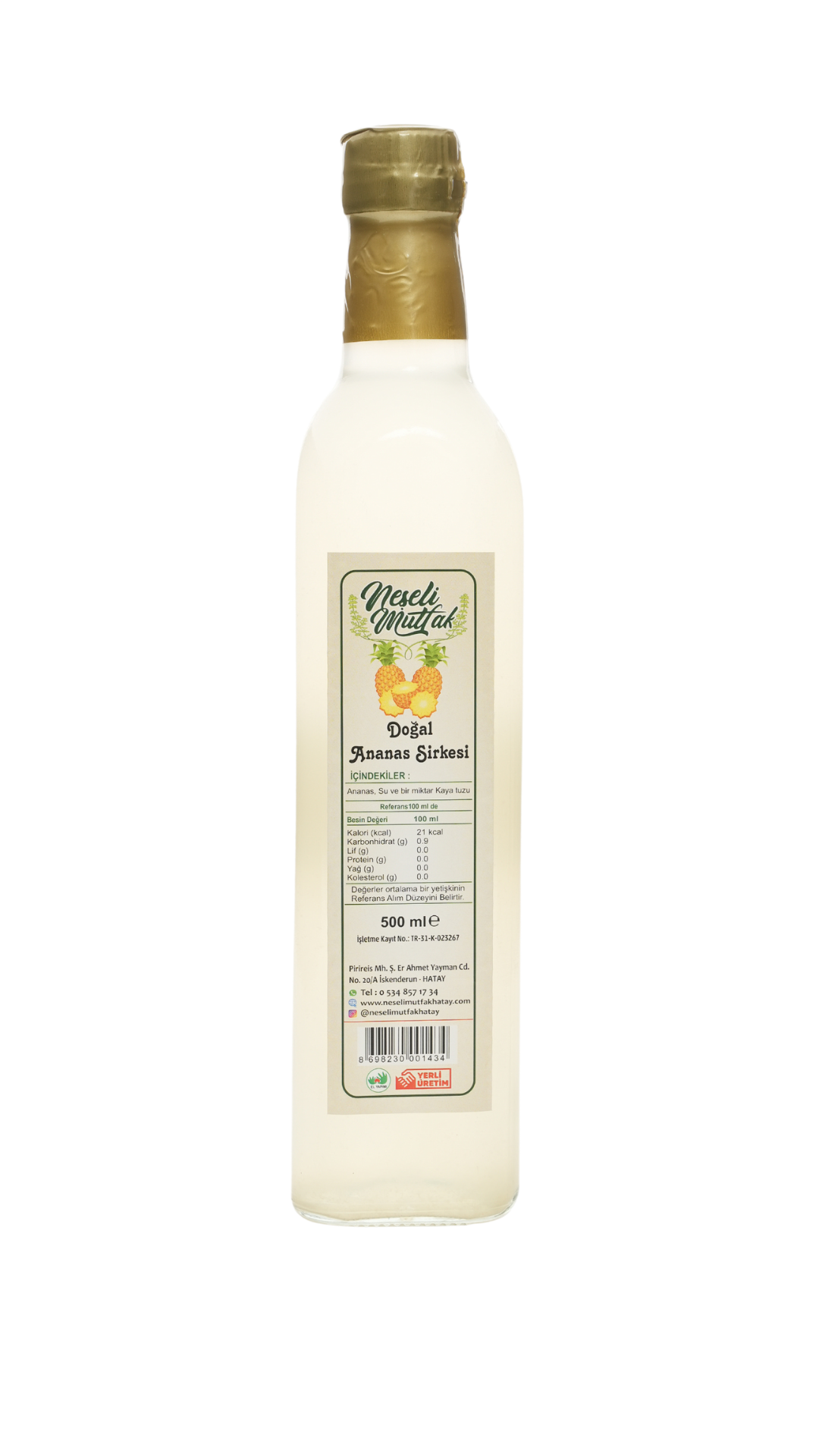Ananas Sirkesi 500 ml