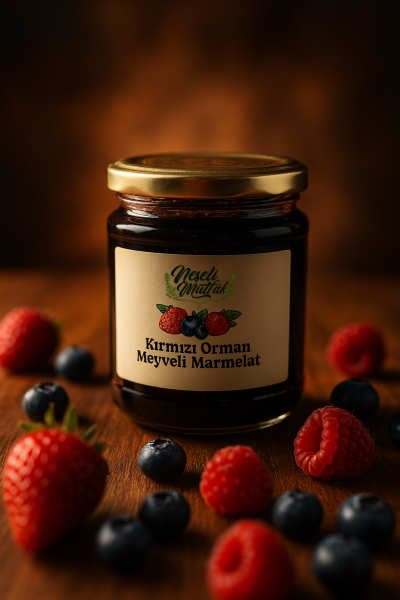 Kırmızı Orman Meyveli Marmelat