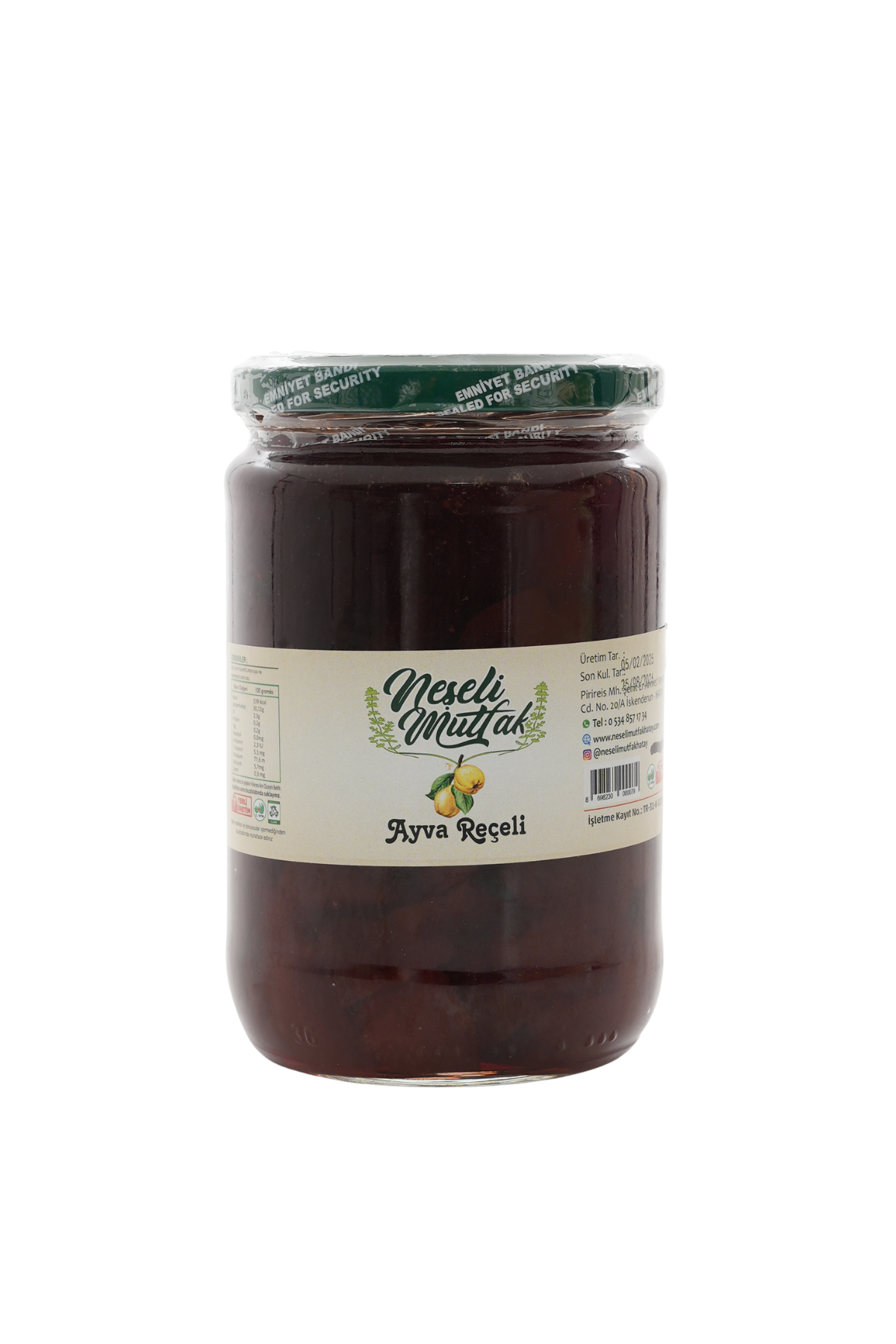 Ayva Reçeli 775 Gr