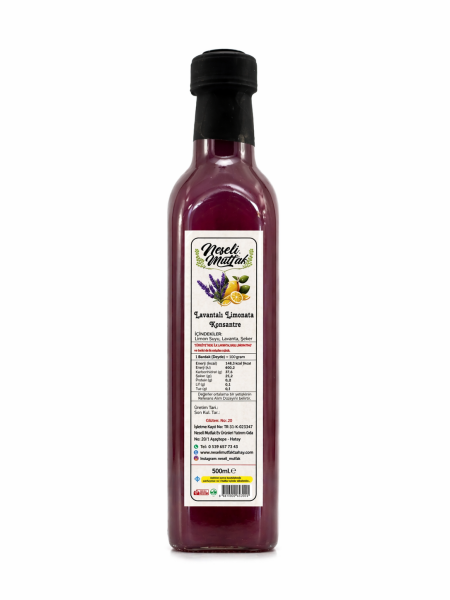 Lavanta Limonata  Konsantre Ev Yapımı 690 ml
