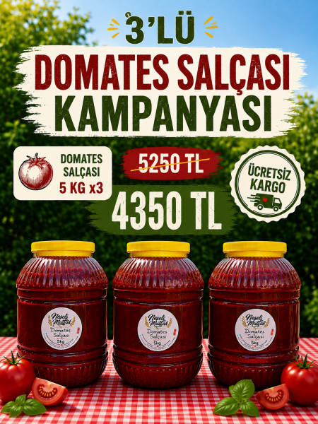 Domates Salçası 15 kg Yeni Sezon